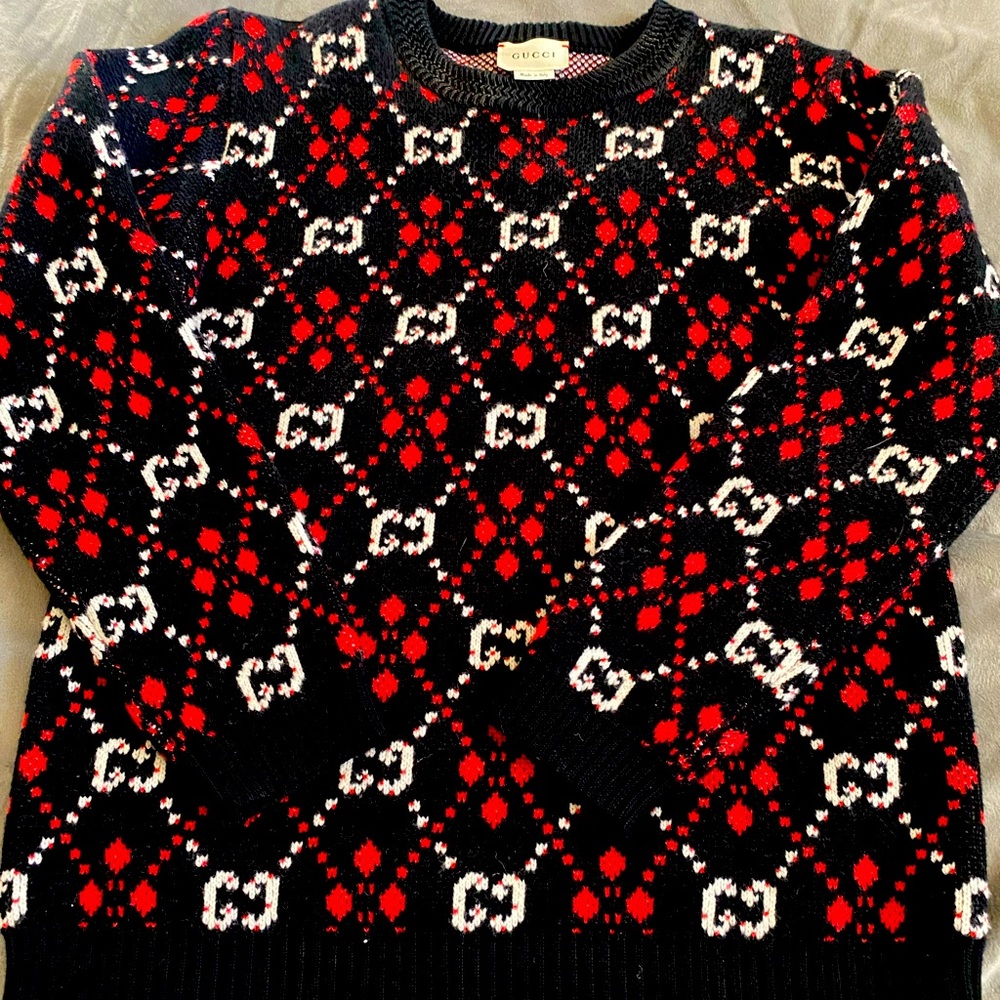 Gucci print sweater
